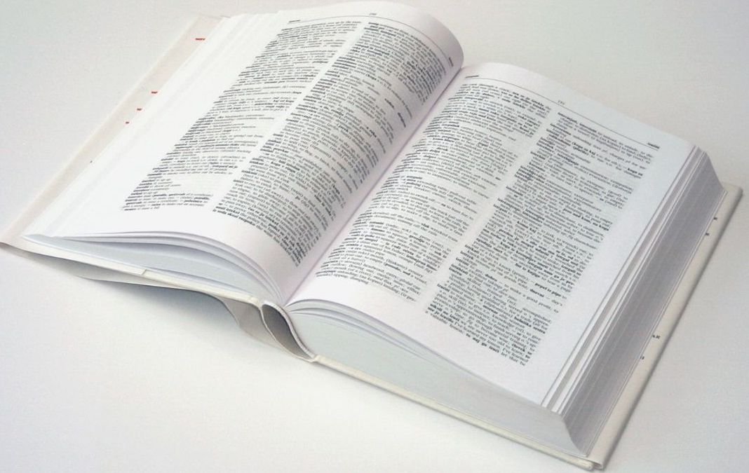 Image of a dictionary