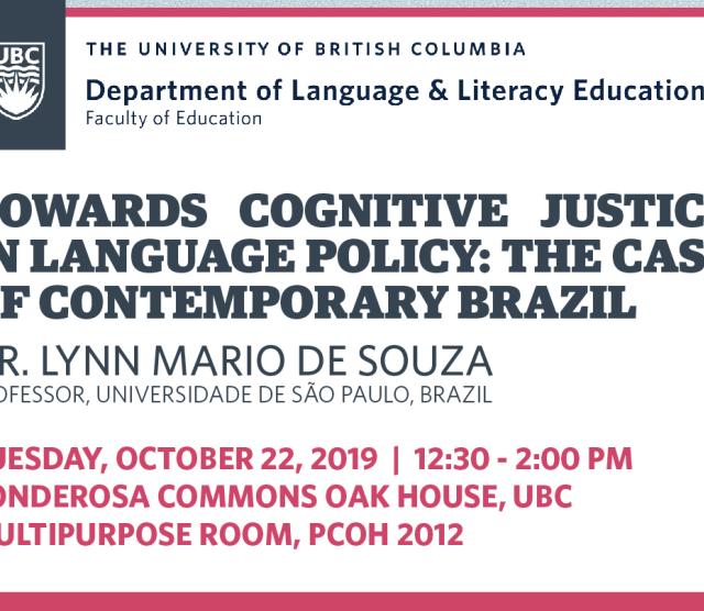 A picture of the poster for this event with pink and blue text