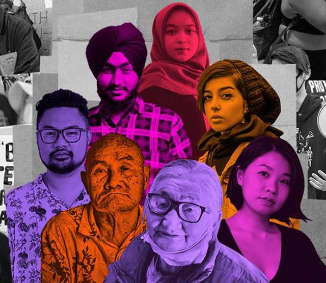 Illustration for the National Forum on Anti-Asian Racism