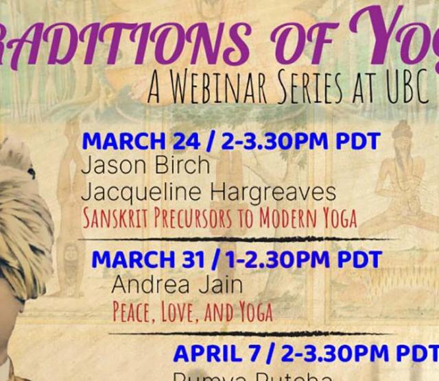 A section of the poster with a picture of a man looking to the left and text