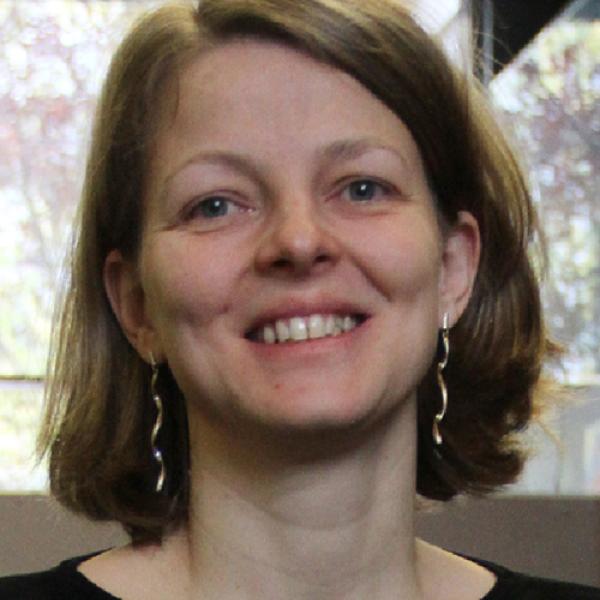 A headshot of Judit Gervain smiling
